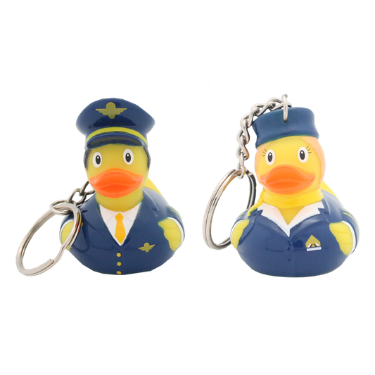 porte-cles-canard-pilote-et-hotesse-lilalu