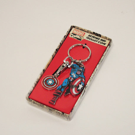 Keyring Captain America Jeton