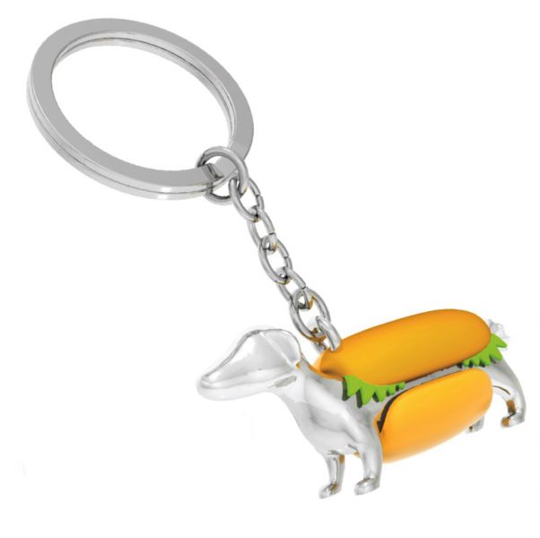 Portachiavi Chien Hot Dog