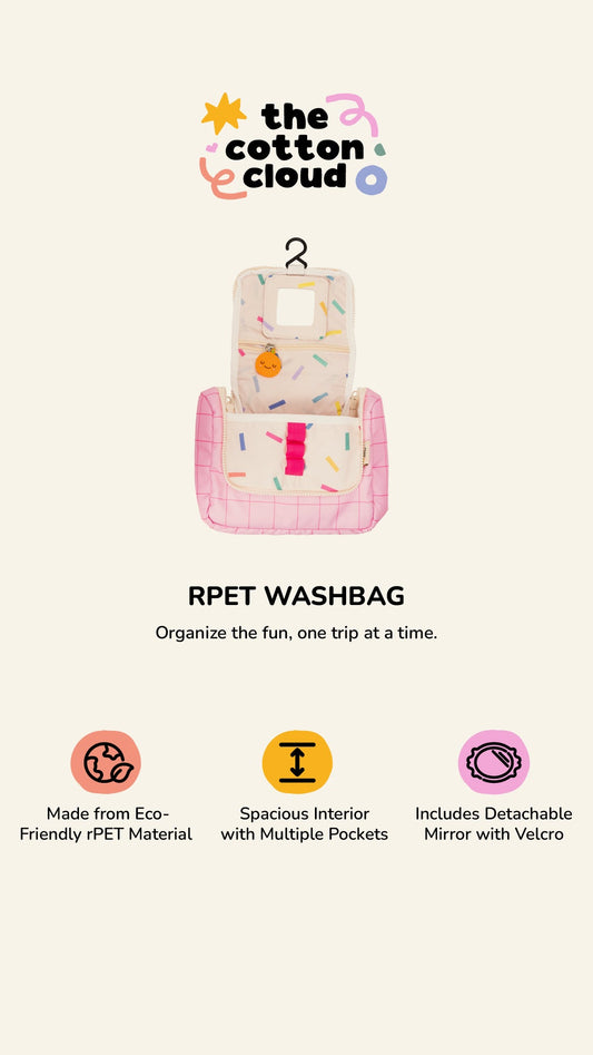 Trousse de toilette rPET Mandy la Mandarine