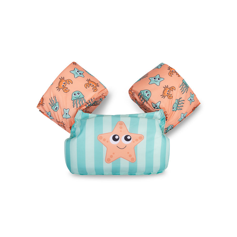 Puddle Jumper - Green/Pink - Animal Bands - 2/6 Years