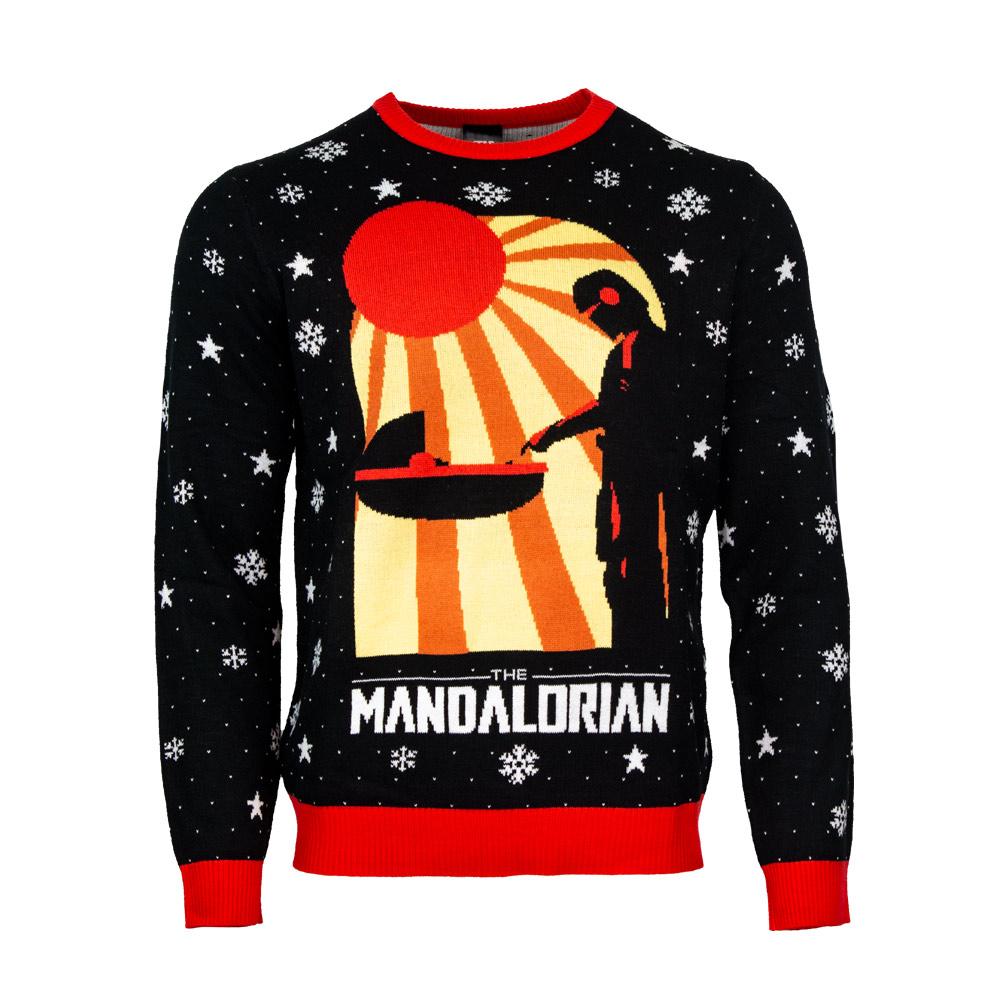 Suéter navideño el mandaloriano