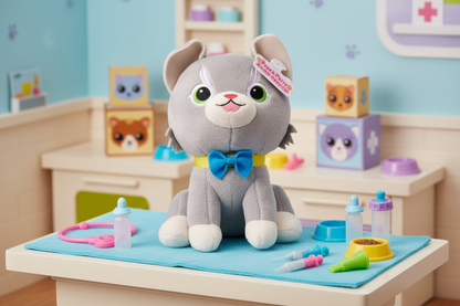 Peluche Clinique vétérinaire Chatons et Chiots - Chaton