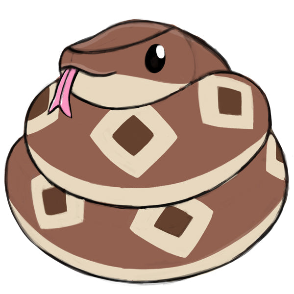 Peluche Squishable – Serpent à Sonnettes