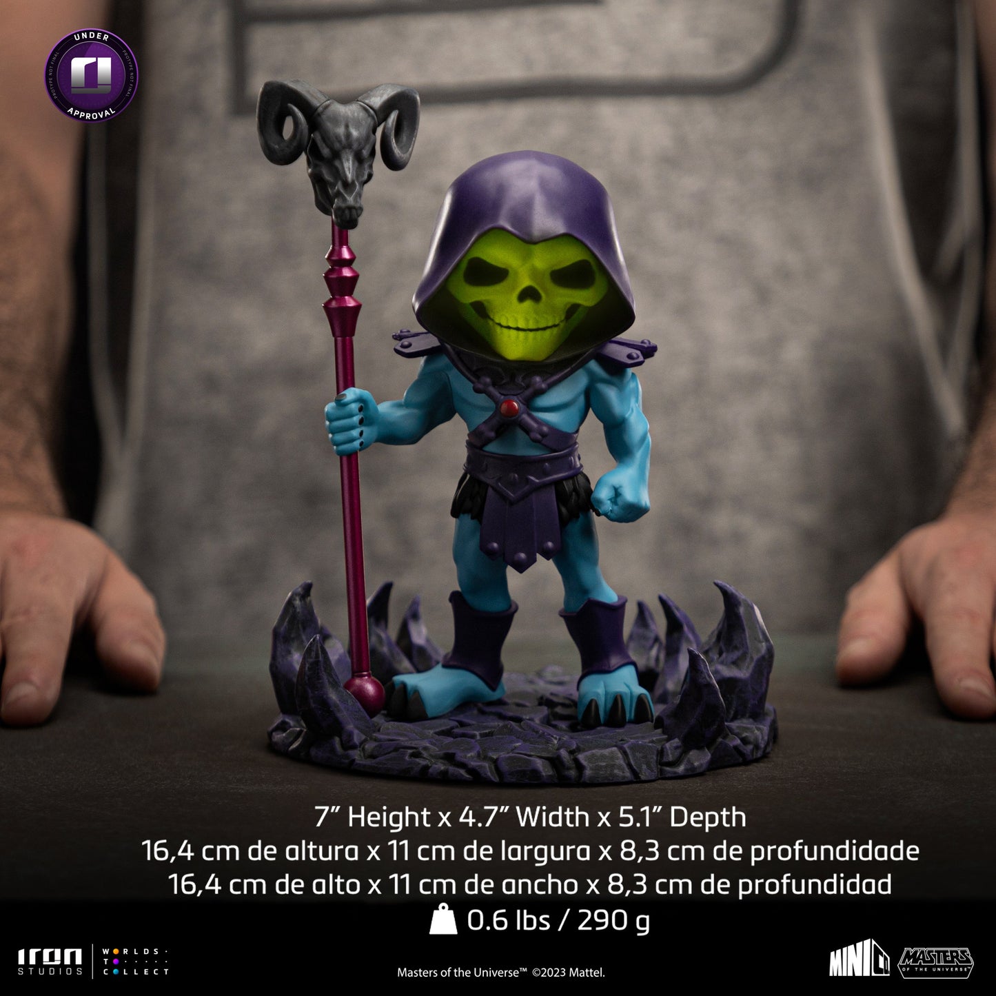 Figurine Skeletor Glow In The Dark (2023 Event Exclusive) - Masters of the Universe - Mini Co.