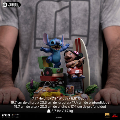 Lilo and Stitch Deluxe Statue - Disney Classics - Art Scale 1/10 - Iron Studios