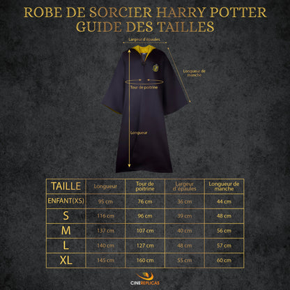 Robe de Sorcier Poufsouffle Enfants