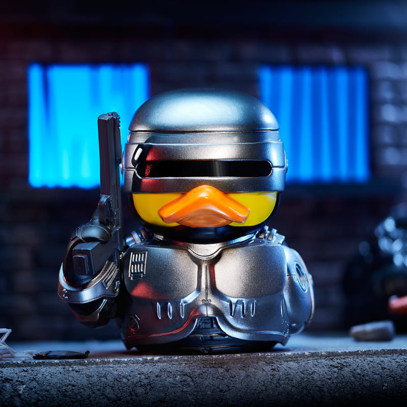 Canard RoboCop TUBBZ | Numskull Official Robocop TUBBZ Cosplay Duck Collectable