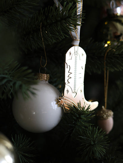 Gold Santiag - Christmas ornament