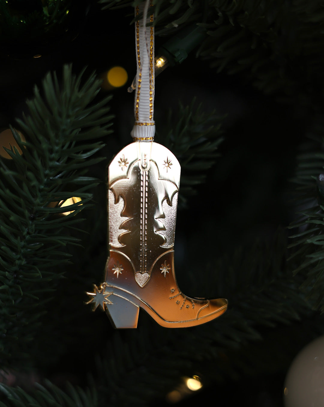 Gold Santiag - Christmas ornament