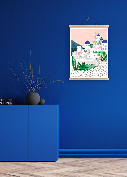 Santorini - Affiche