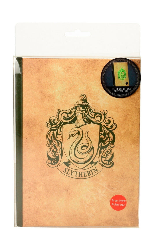 Cuaderno iluminado de Harry Potter - Slytherin
