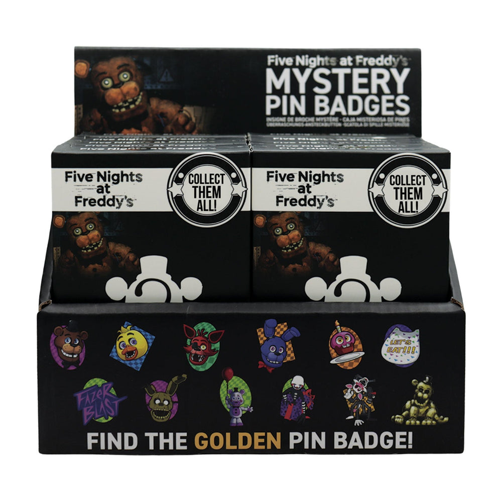 Display de 12 blind boxes Five Nights at Freddy’s - pin’s mystère
