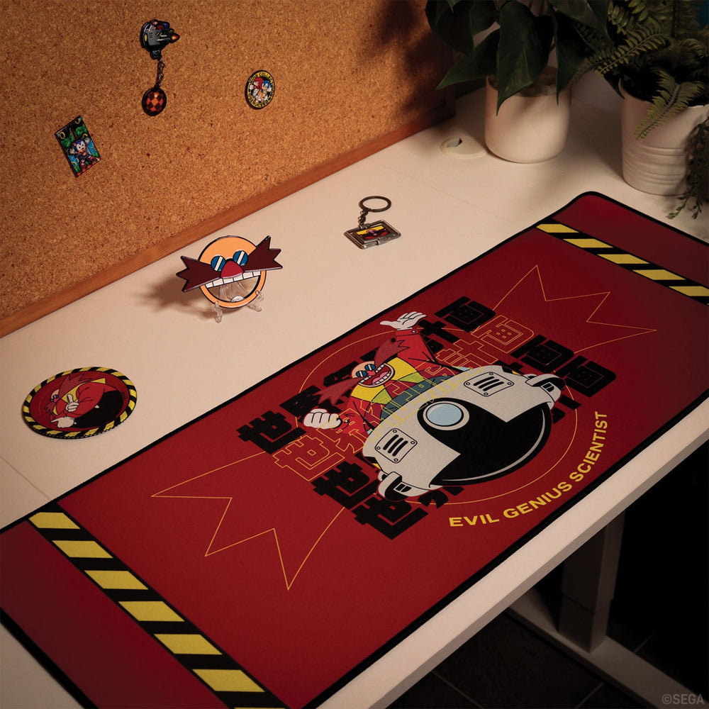 Desk pad & set de sous-verres Sonic - Dr. Eggman Desk