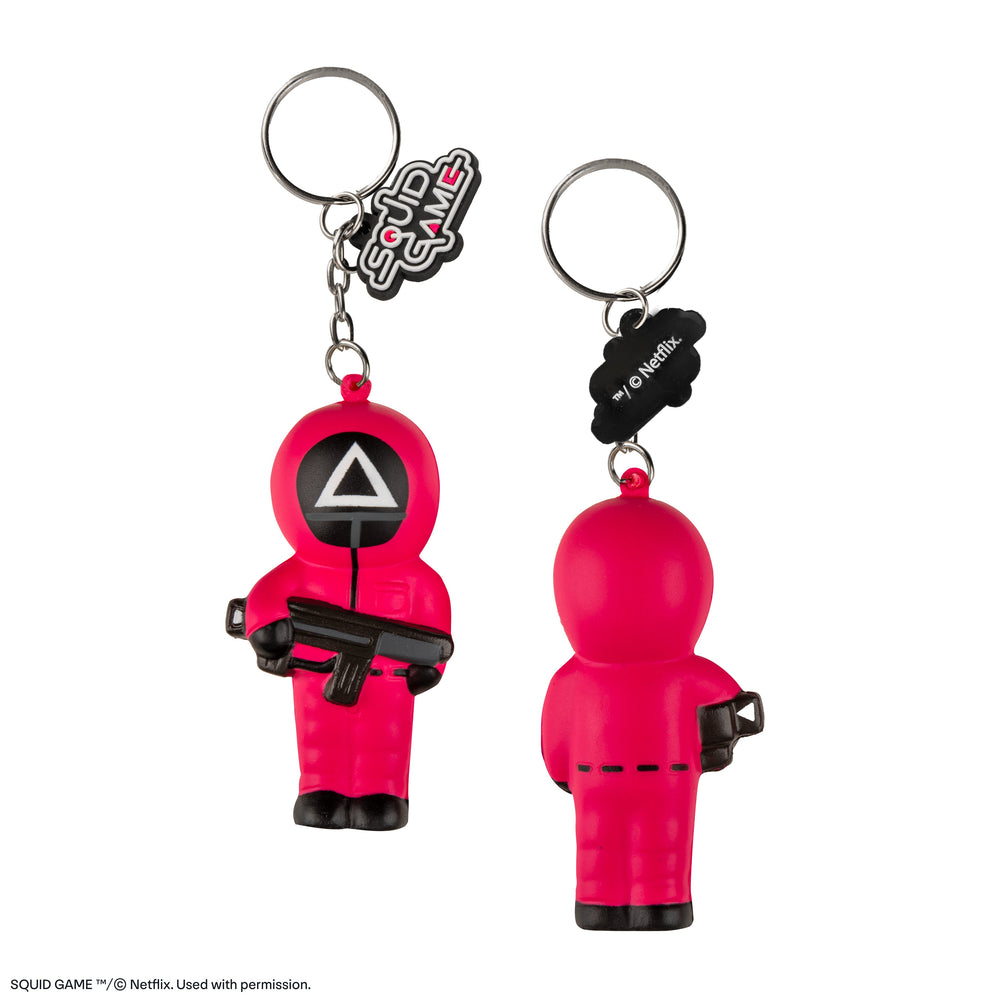 Triangle Soldier Squishy Keychain