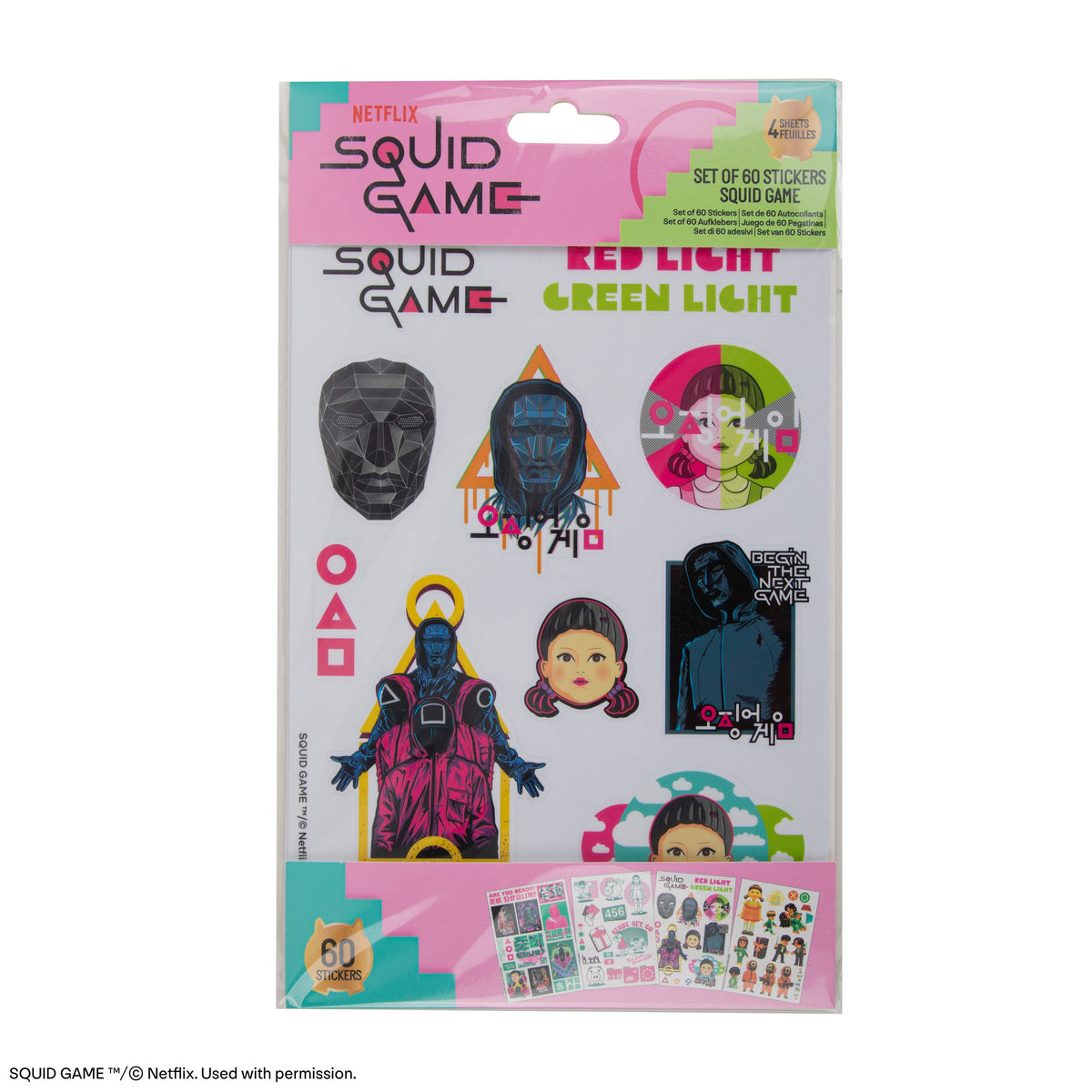 Autocollants Squid Game