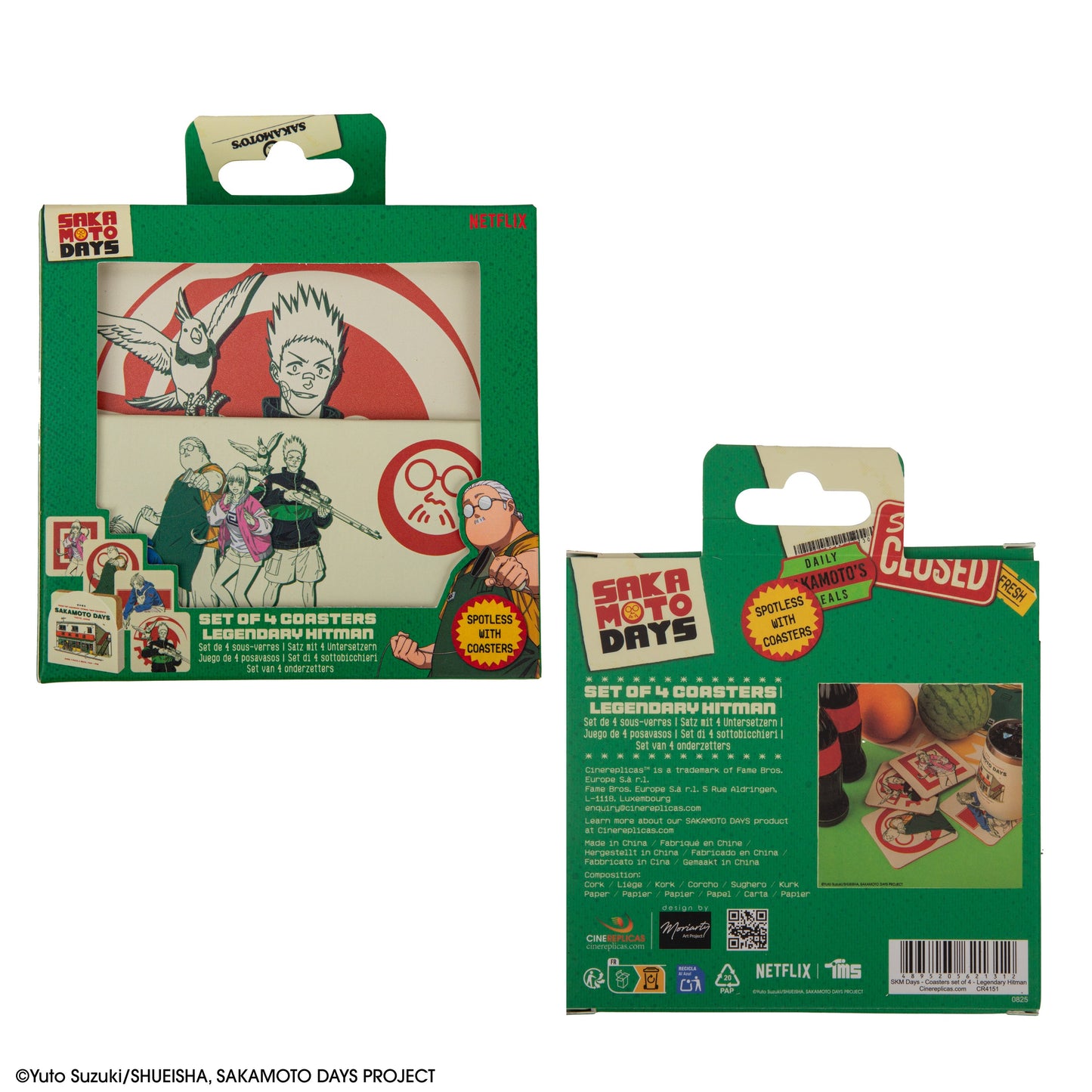 Set de 4 Sous-verres Chez Sakamoto