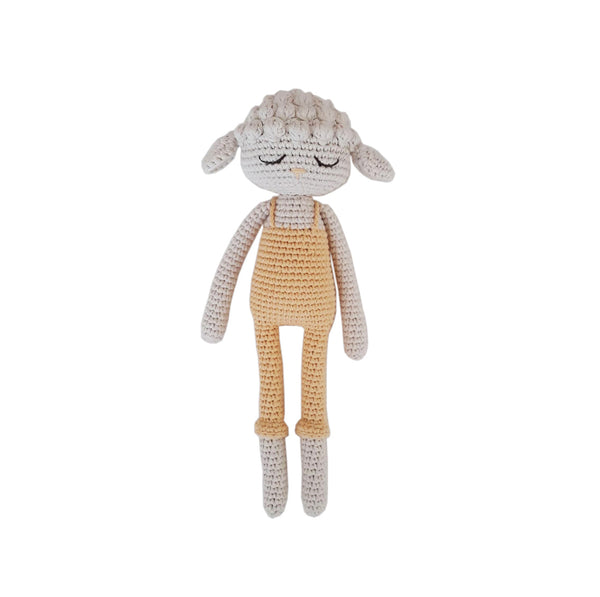Doudou Agneau Jaune