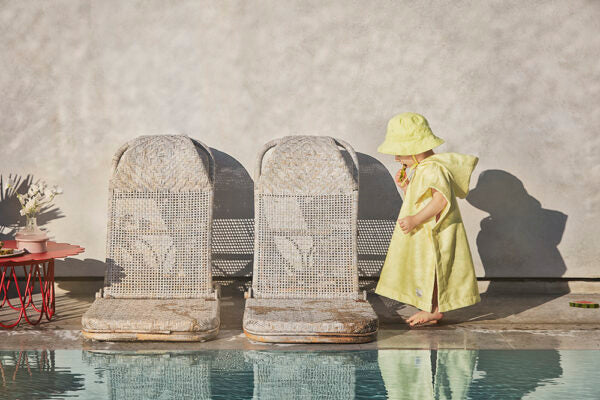 Poncho de bain Sunny Day Yellow