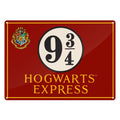 Plaque décorative en métal Harry Potter - Poudlard Express