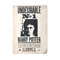 Plaque en métal A5 Harry Potter - Indésirable n° 1