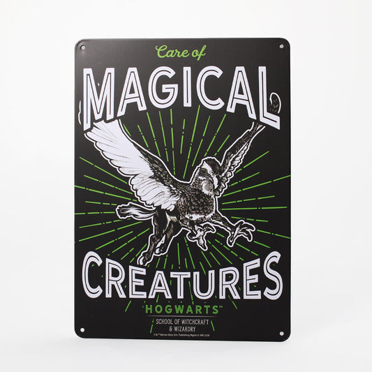 Plaque décorative en métal Harry Potter - A5 Magical Creatures