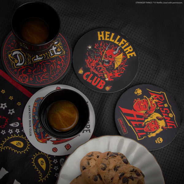 *Set of 4 Hellfire Club Coasters