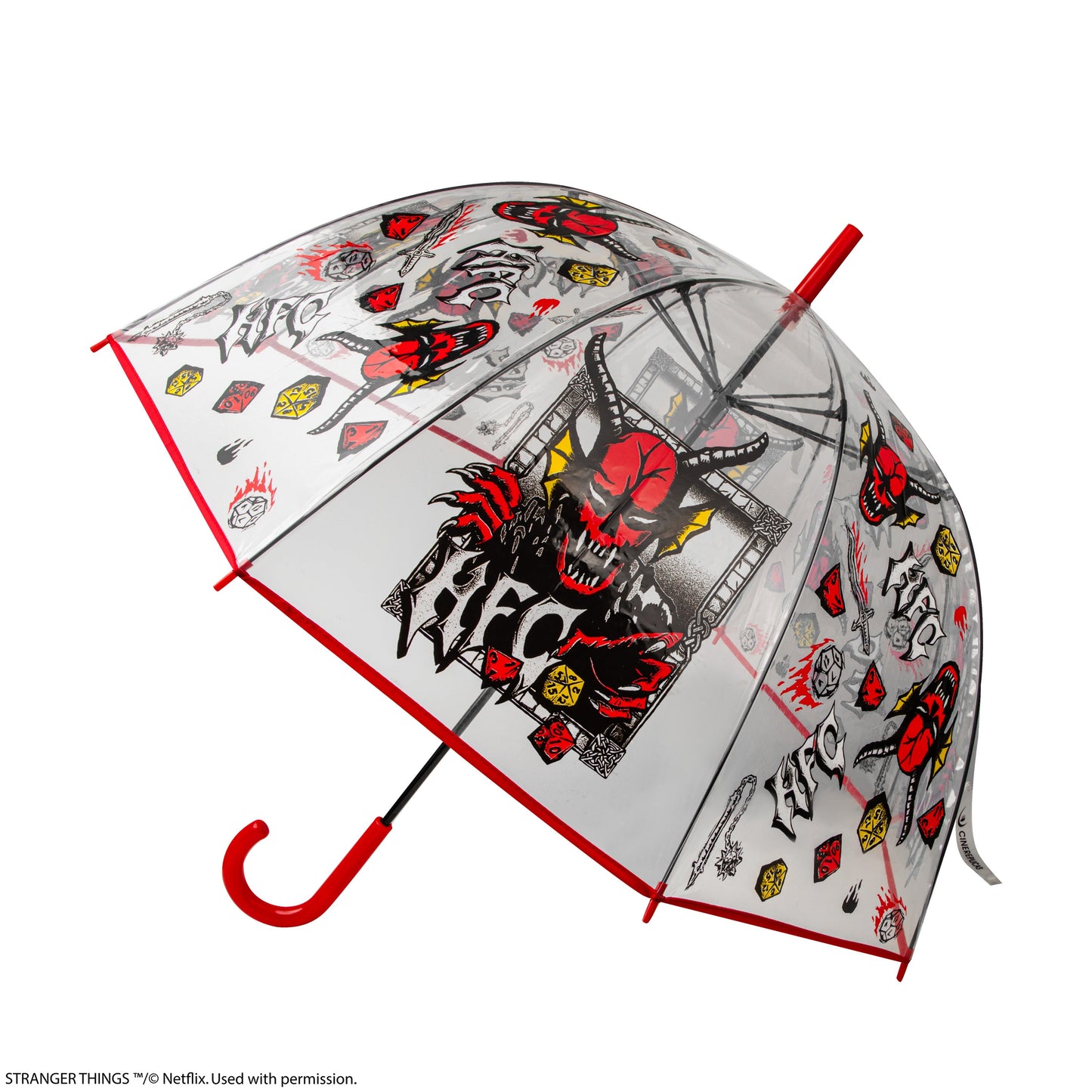 Parapluie Transparent Hellfire Club