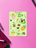 Capymatcha | Hoja de Stickers