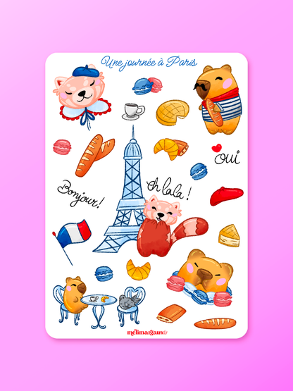 Une journée à Paris | Stickersheet