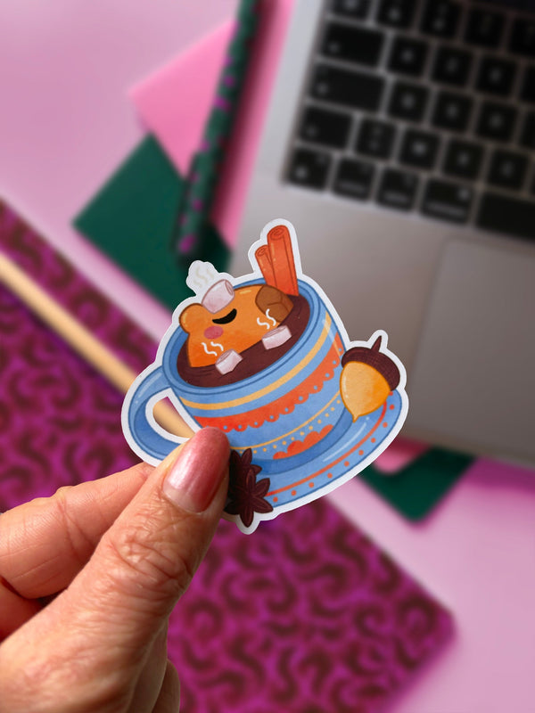 Cozy time avec Carlos | Sticker — vue 2