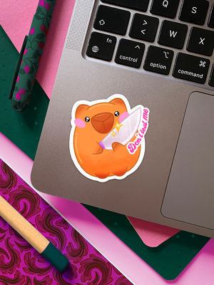 Don’t test me | Sticker
