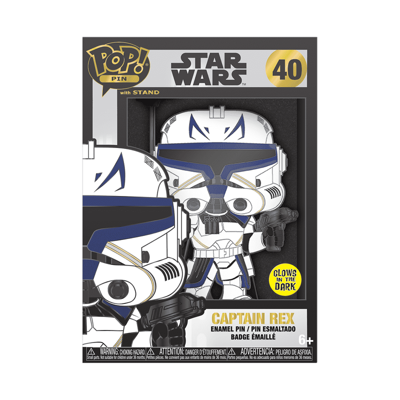 Pop! Pin Capitão Rex (Brilha no escuro) 