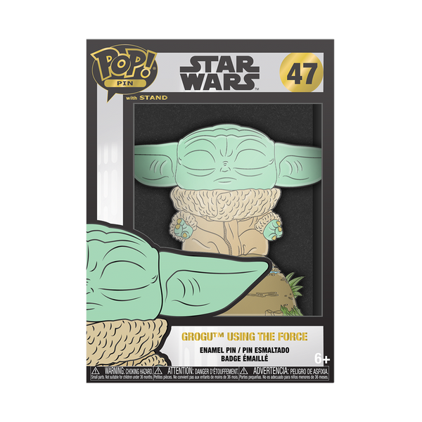 Funko Pop! Pin Grogu utilisant la Force