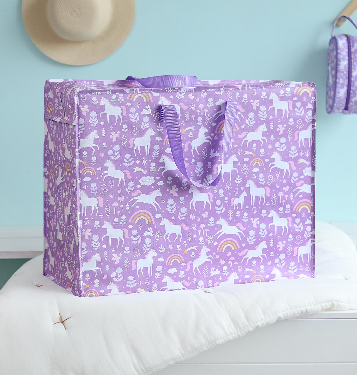 Grand sac de rangement XL - Unicorn Dreams
