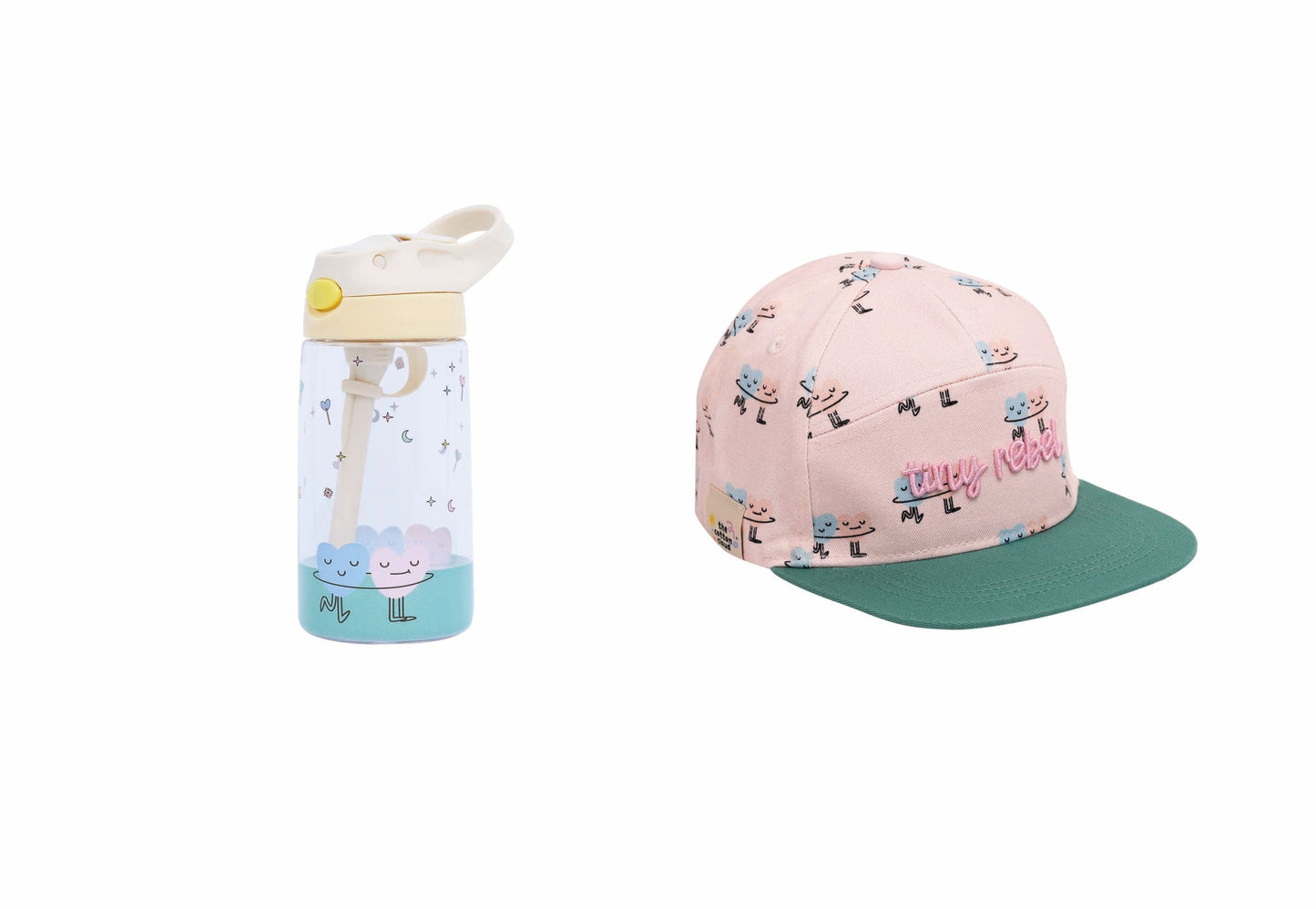Casquette & Gourde Ensemble Dancing Hearts