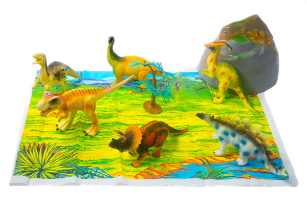 ENSEMBLE DE BAIGNOIRES DINOSAURES (GRAND)