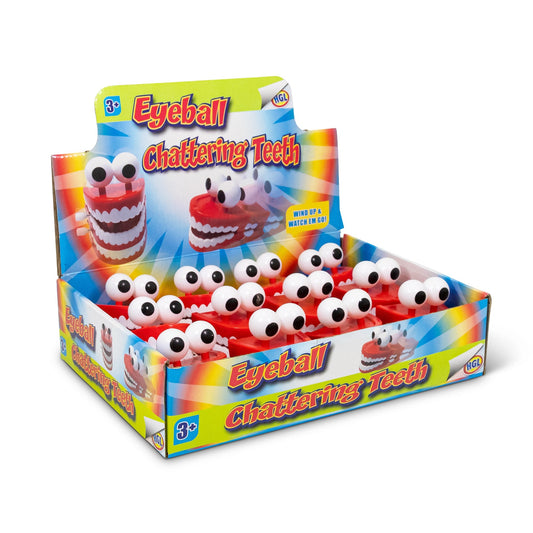 GLOBE OCULAIRE CLIQUETANT DES DENTS