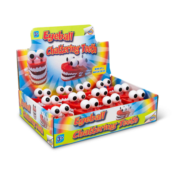 GLOBE OCULAIRE CLIQUETANT DES DENTS