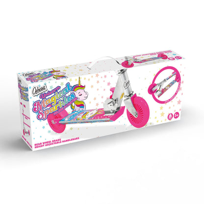 SCOOTER LICORNE À ÉTINCELLES MAGIQUES
