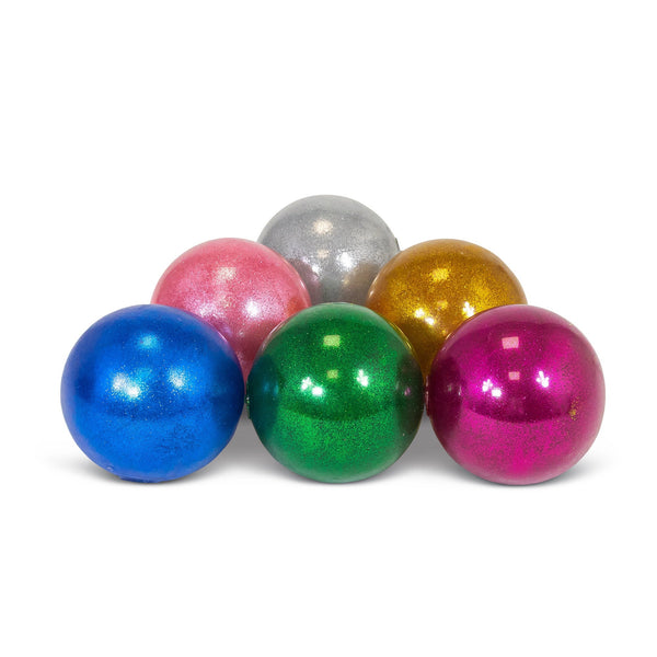 BOULE À AIR LUMINEUX À PAILLETTES DE 10 CM