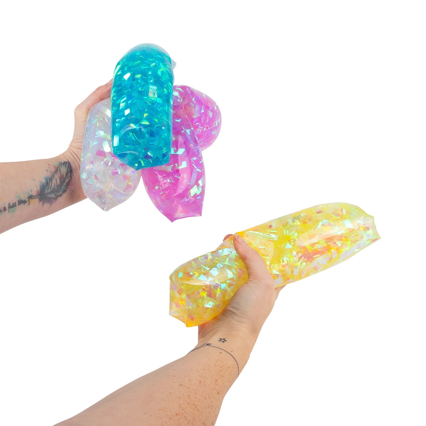 Stir and sparkle the water