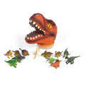 Tête de T-Rex avec 12 Figurines – Petit Format