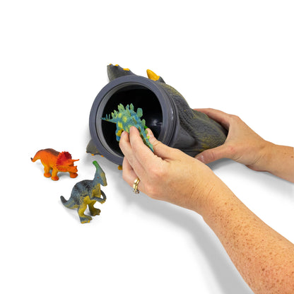 Baignoire avec tête de dinosaure Triceratops (grande taille)