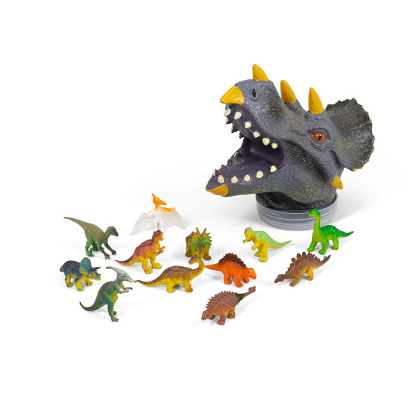 Baignoire avec tête de dinosaure Triceratops (petite taille)