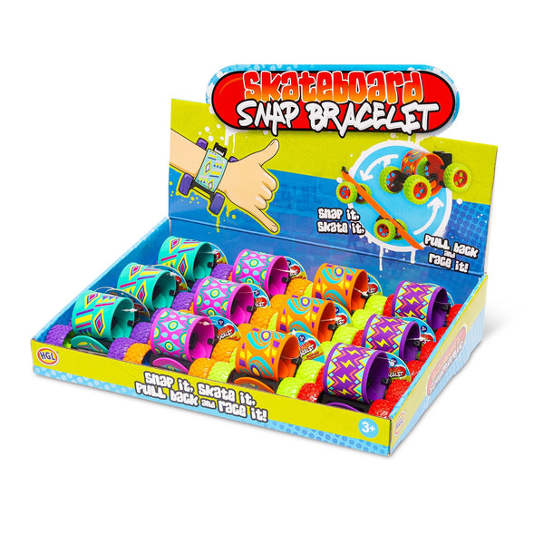 BRACELET À PRESSION POUR SKATEBOARD