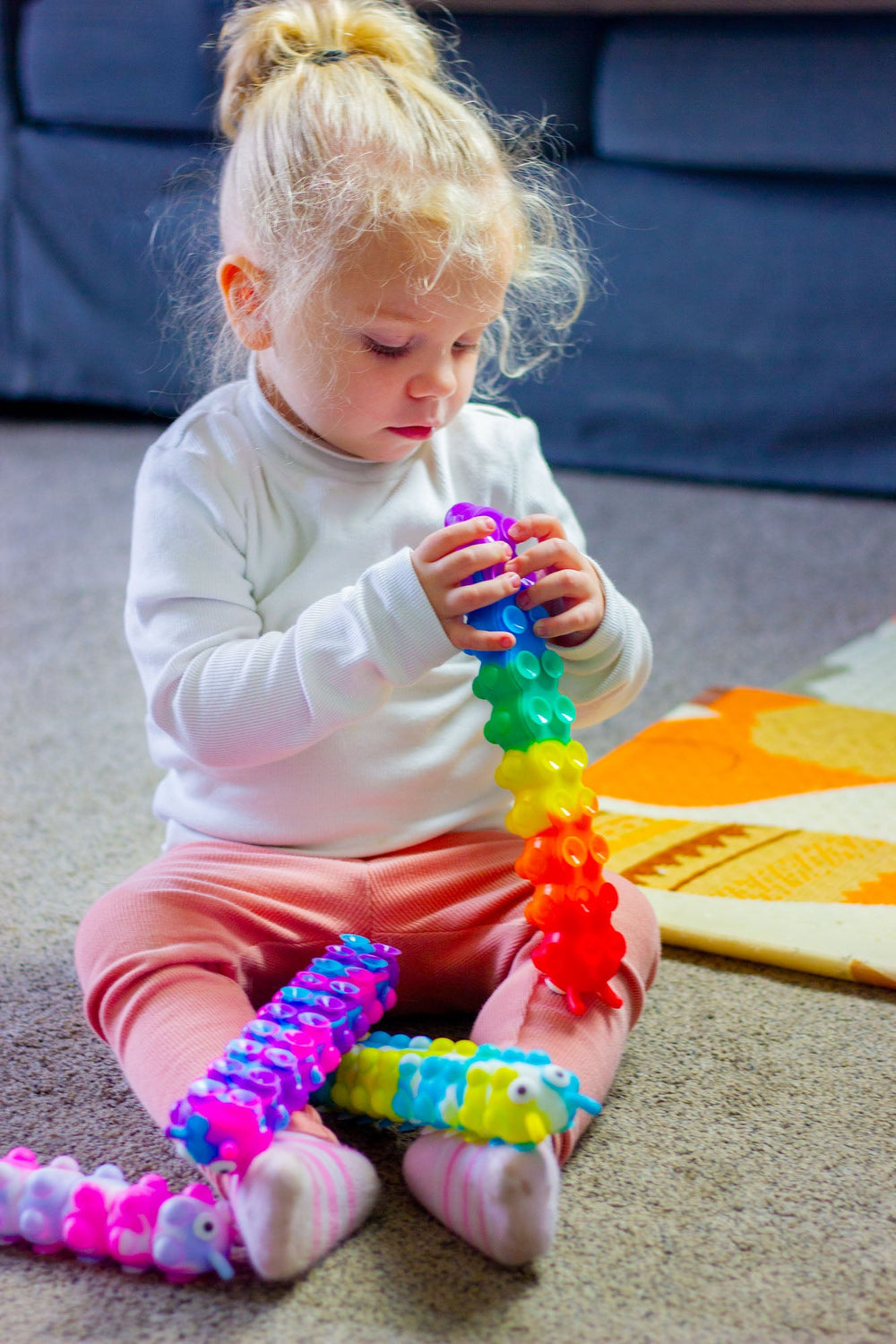 Chenille Lumineuse à Ventouse et Poppers