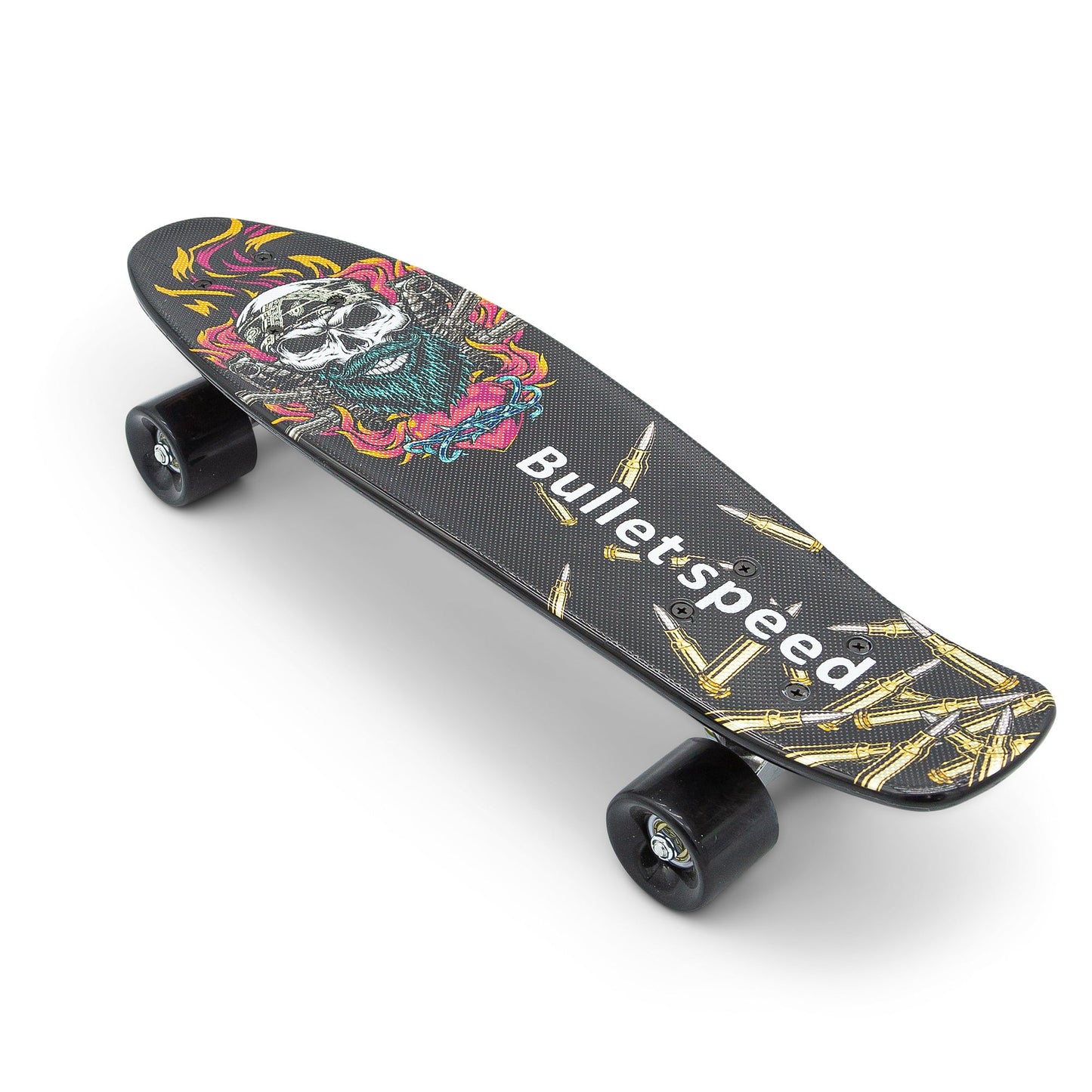 22-INCH PLASTIC SKATEBOARD MIRROR GRAPHIC