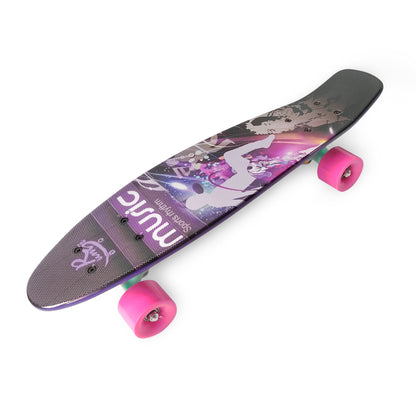 22-INCH PLASTIC SKATEBOARD MIRROR GRAPHIC