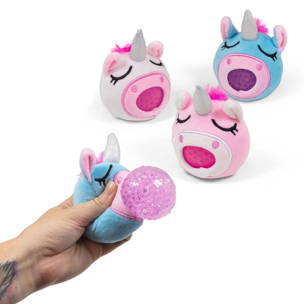 Boule de perles en peluche licorne